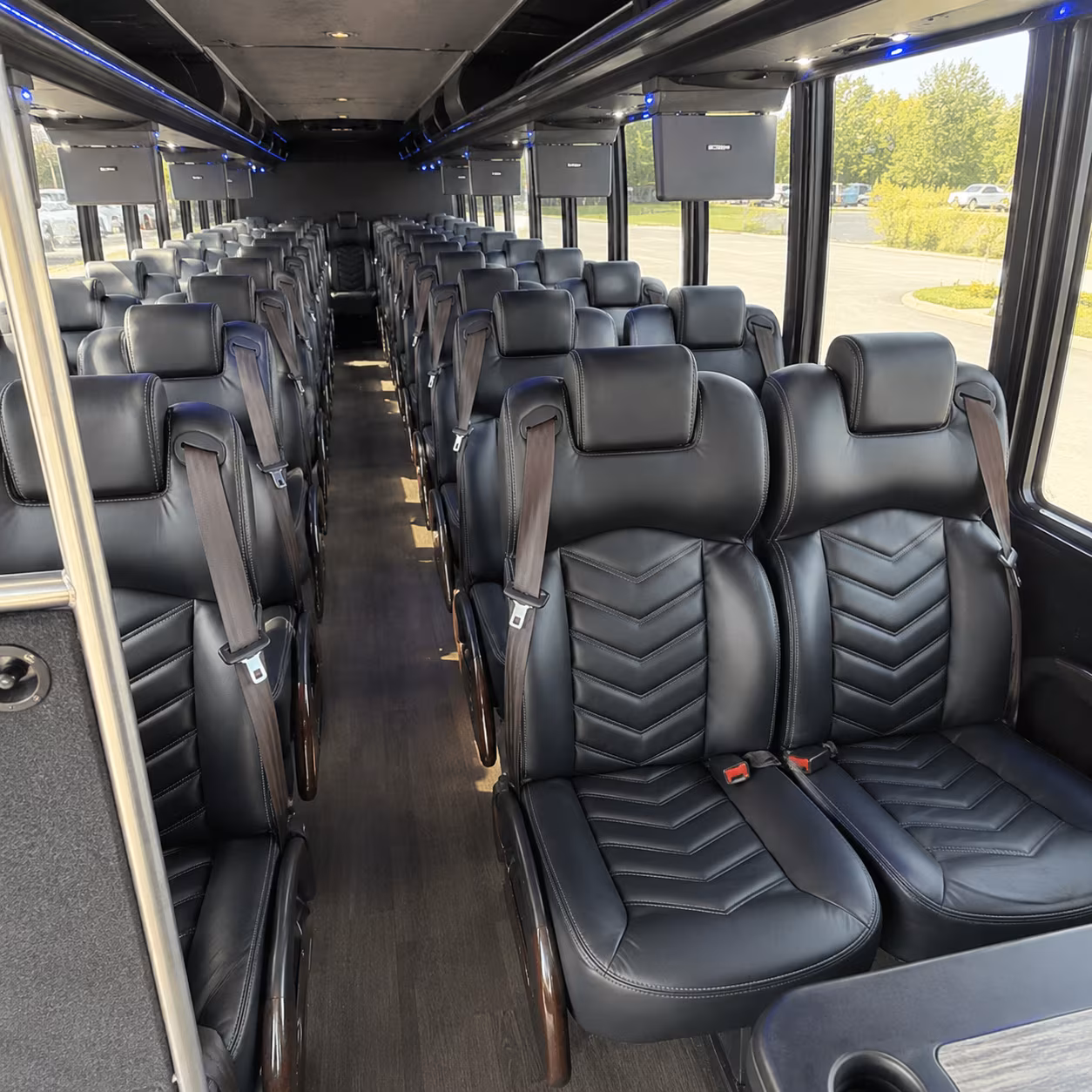 Santa Clara Airport Shuttle & Transportation party bus exterior