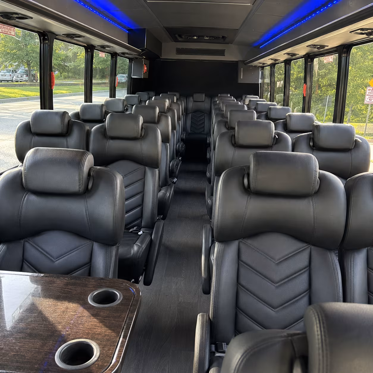 Santa Clara Airport Shuttle & Transportation party bus exterior
