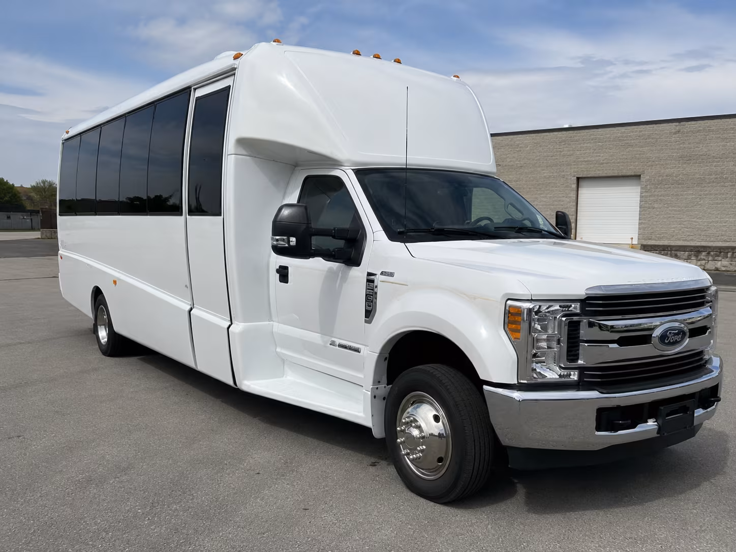 Santa Clara Corporate Transportation party bus exterior