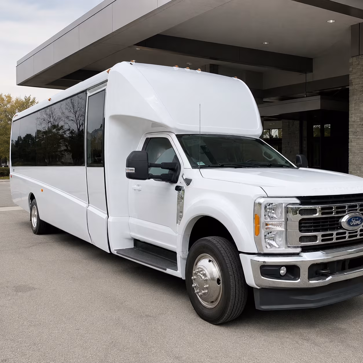 Santa Clara Corporate Transportation party bus exterior