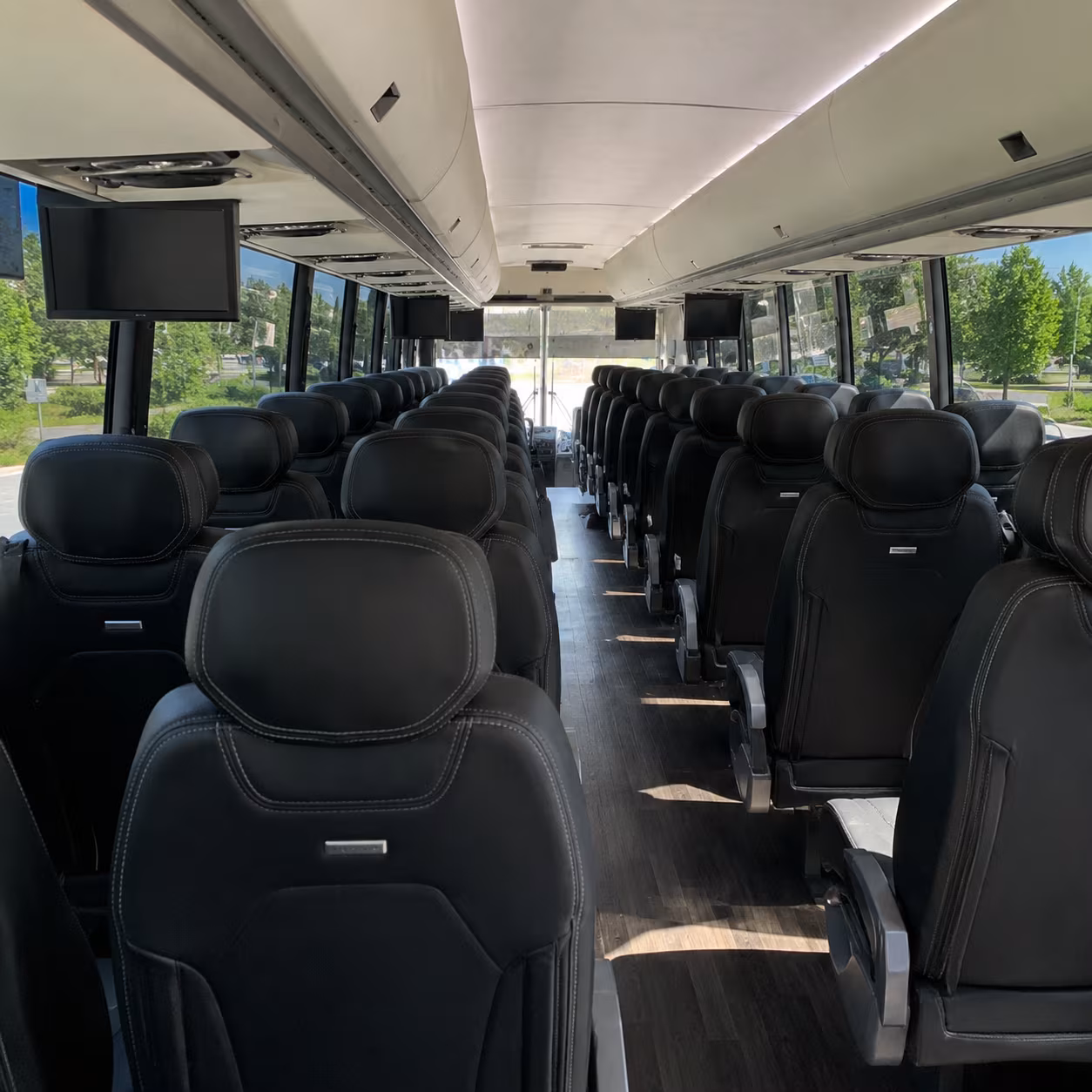 Santa Clara Corporate Transportation party bus exterior