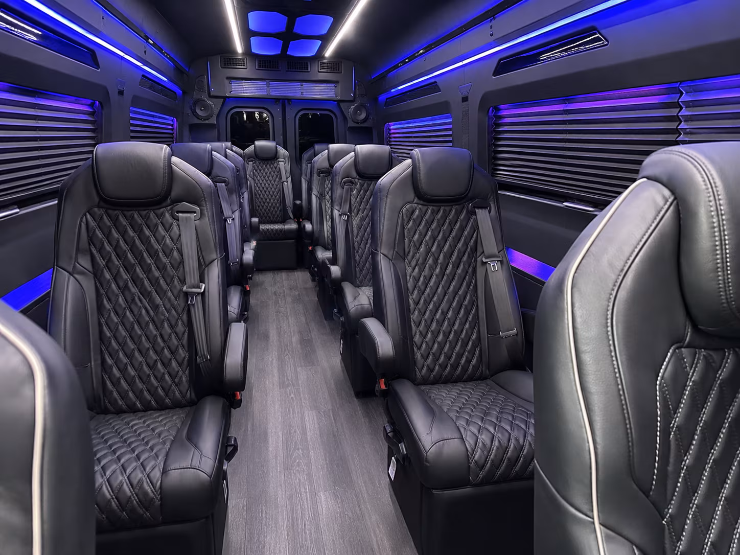 Santa Clara Corporate Transportation party bus exterior