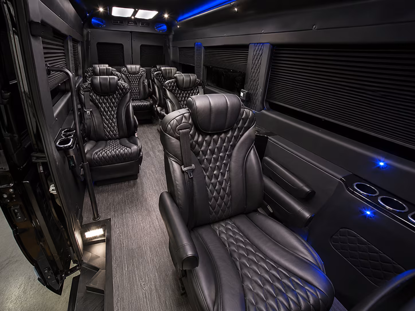 Santa Clara Corporate Transportation party bus exterior