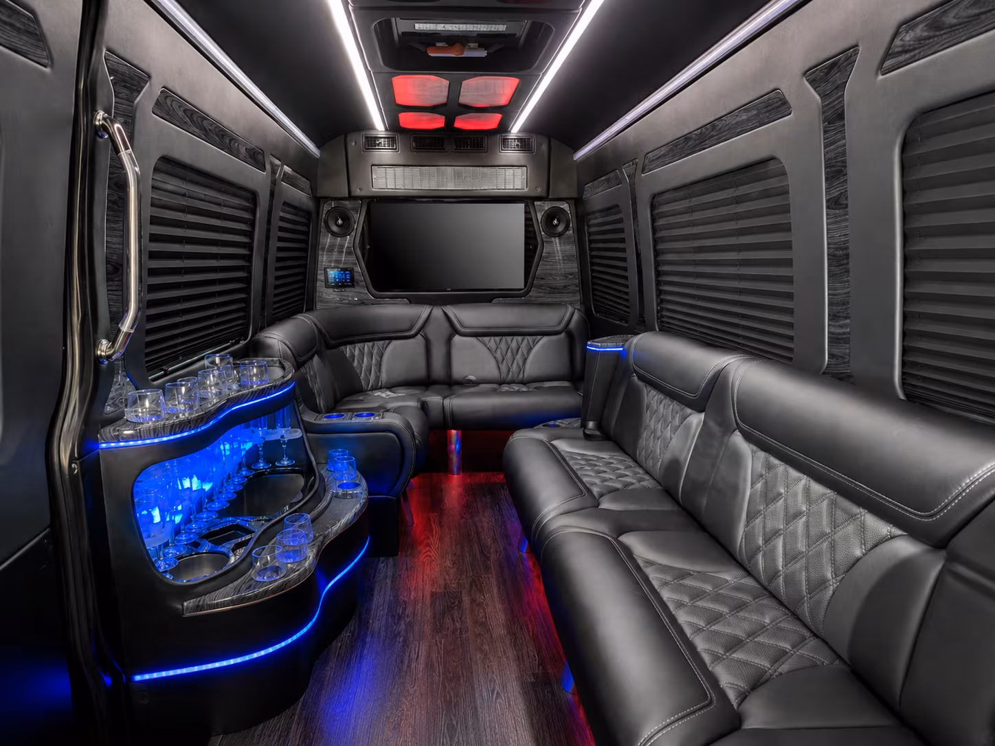 Santa Clara Corporate Transportation onboard seating