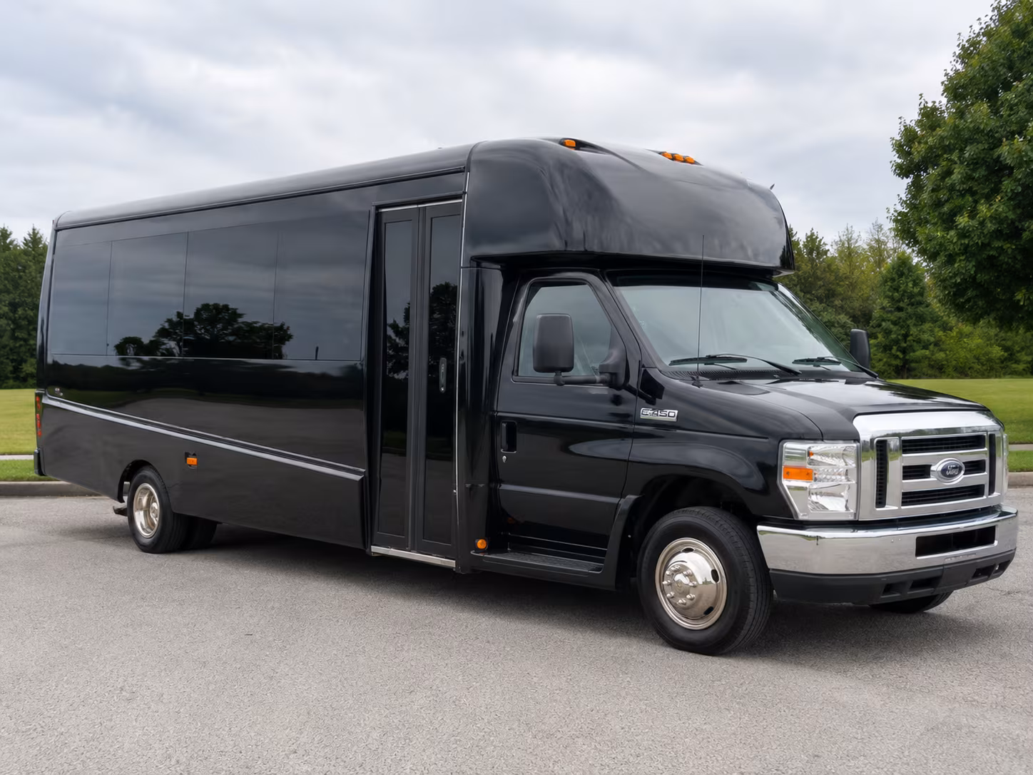 Santa Clara Corporate Transportation party bus exterior