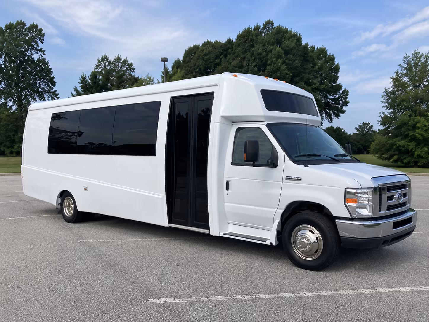 Santa Clara Prom & Homecoming Transportation party bus exterior