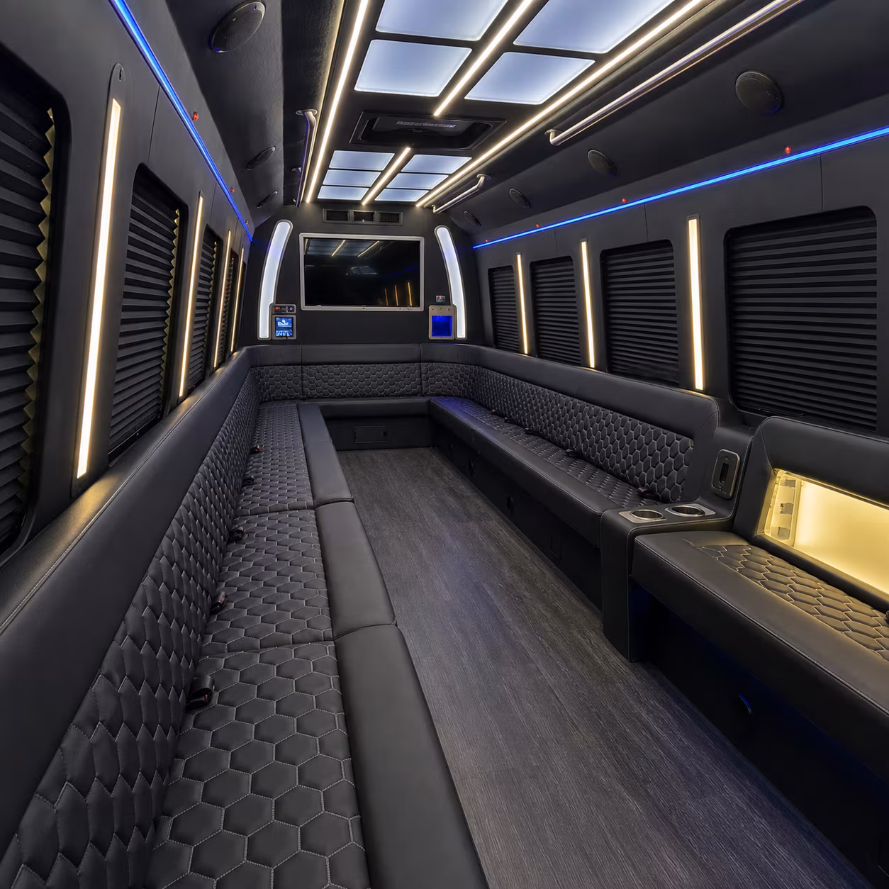 Santa Clara Prom & Homecoming Transportation party bus exterior
