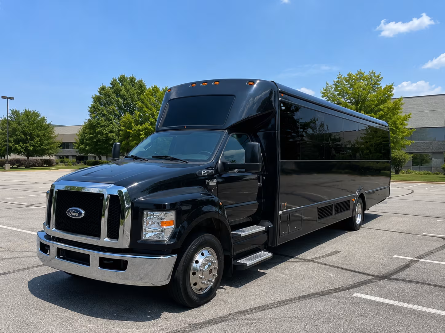 Santa Clara Prom & Homecoming Transportation party bus exterior