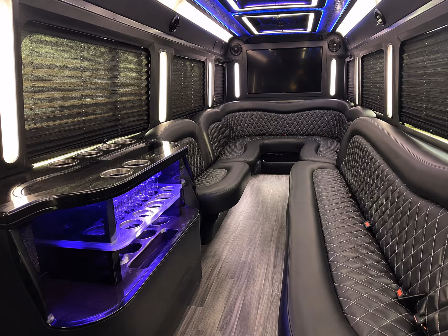 Santa Clara Prom & Homecoming Transportation onboard seating
