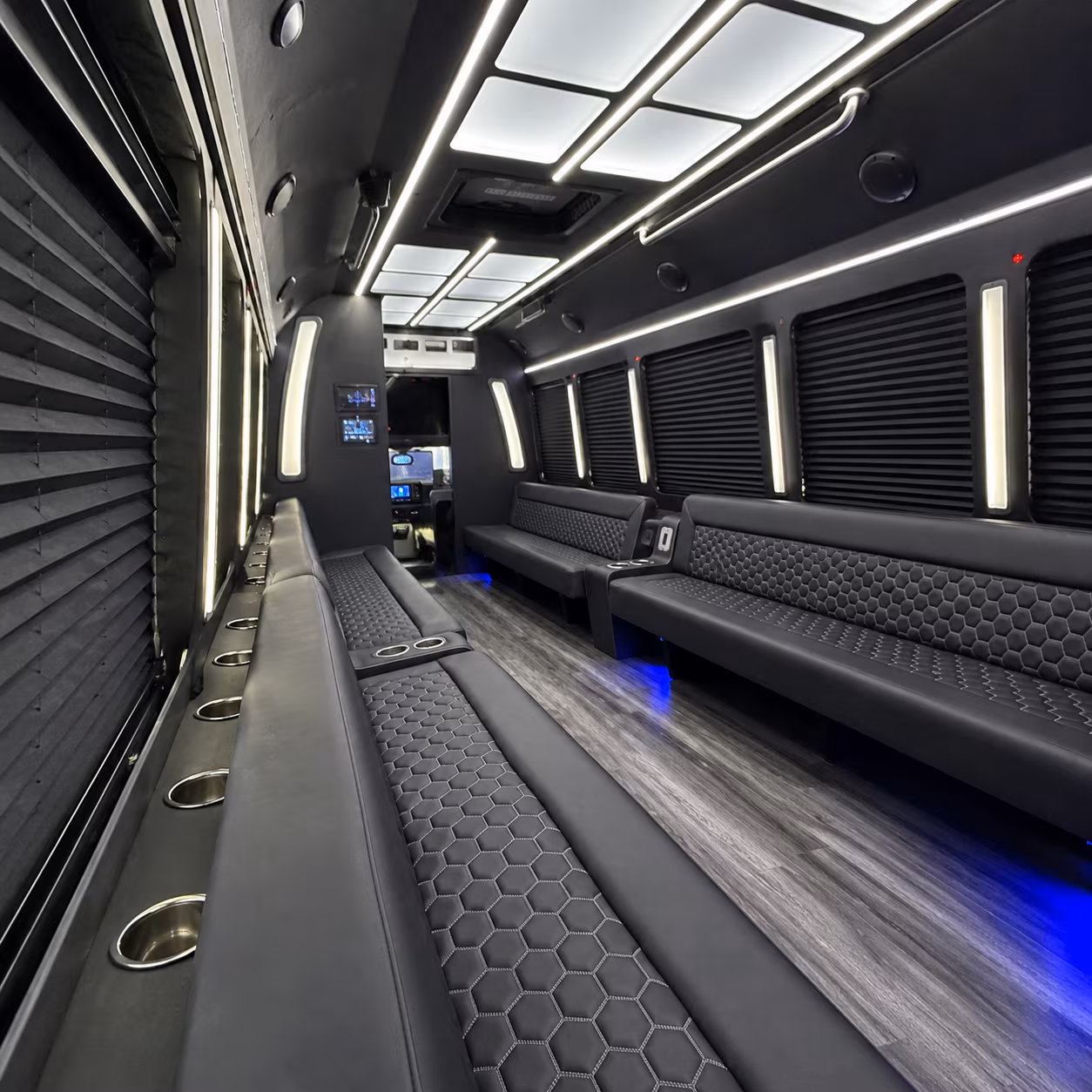 Santa Clara Prom & Homecoming Transportation party bus exterior