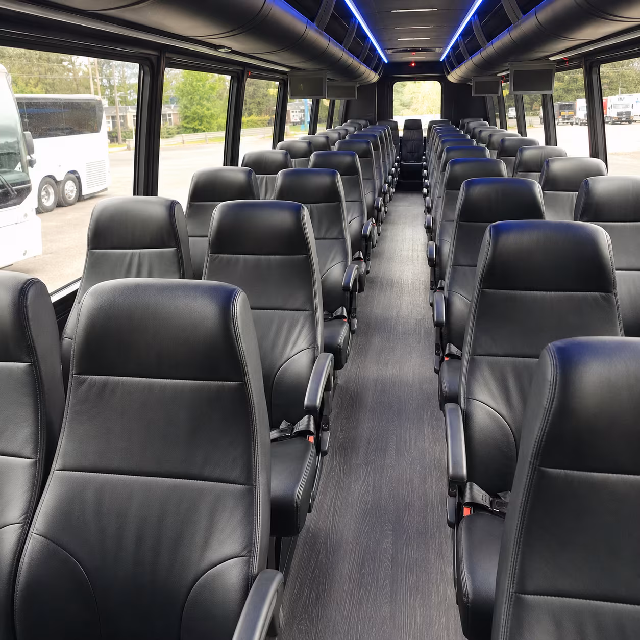 Santa Clara School Event Transportation party bus exterior