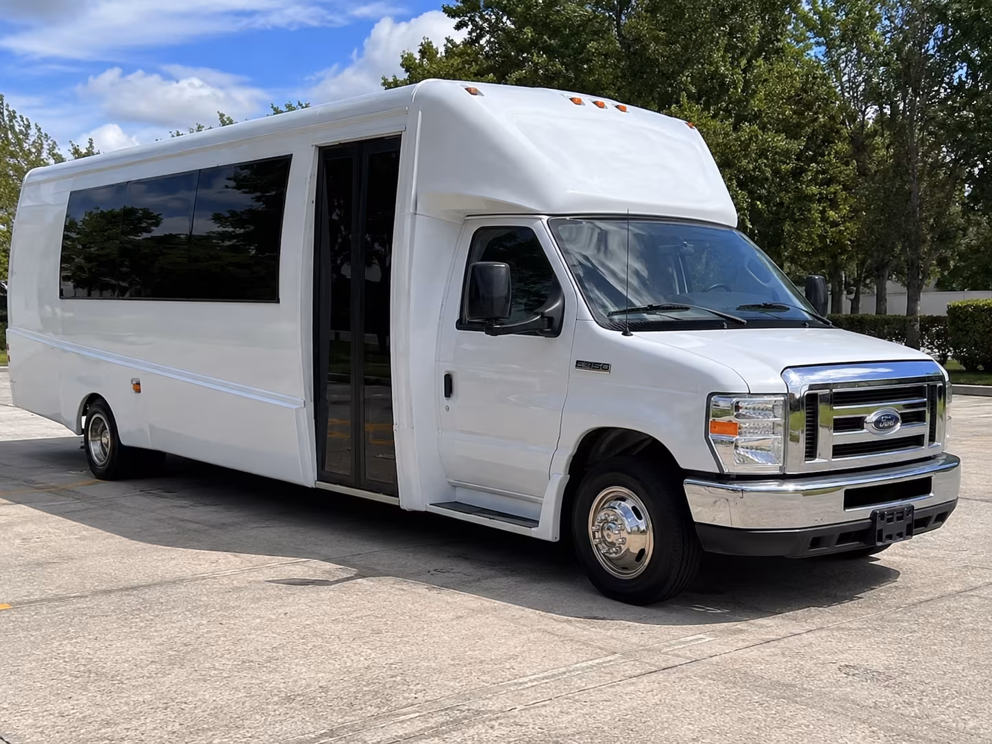 Santa Clara Sporting Event Transportation party bus exterior