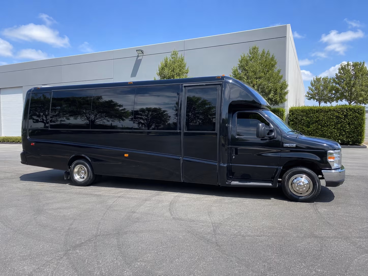 Santa Clara Sporting Event Transportation party bus exterior