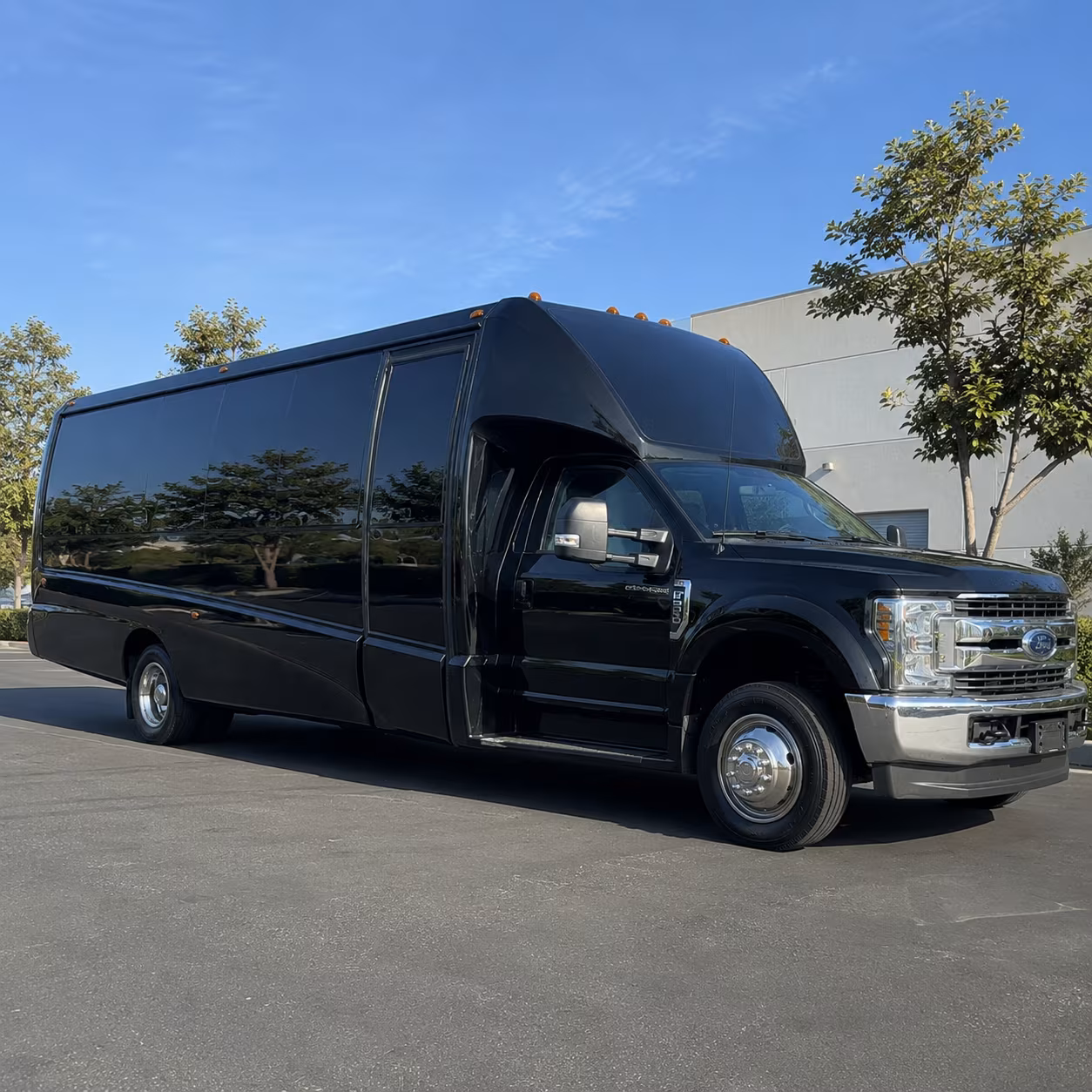 Santa Clara Sporting Event Transportation party bus exterior