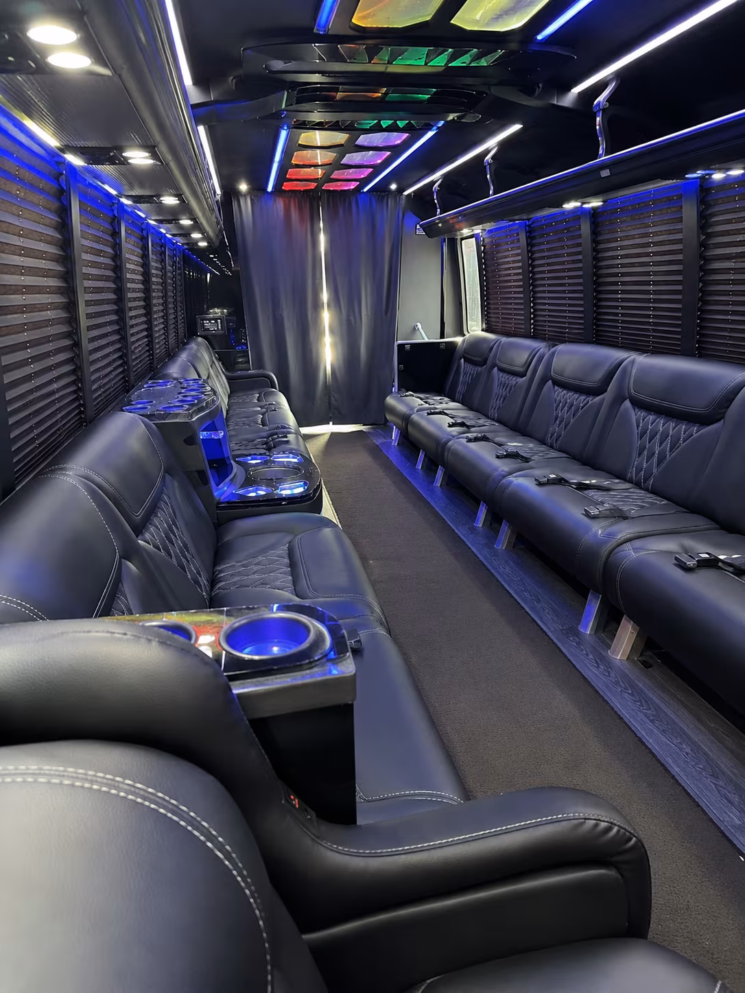 Santa Clara Sporting Event Transportation party bus exterior